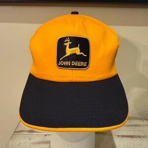 John Deere Yellow and Black SnapBack Cap